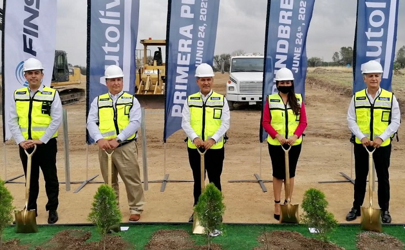 Autoliv lays the first stone of its plant in Aguascalientes