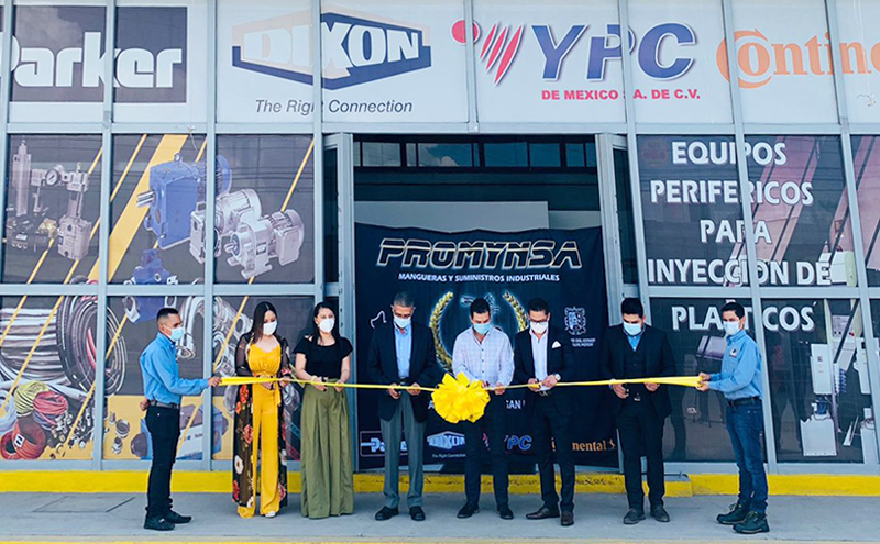 Promynsa arrives in San Luis Potosí; provide hoses and industrial supplies