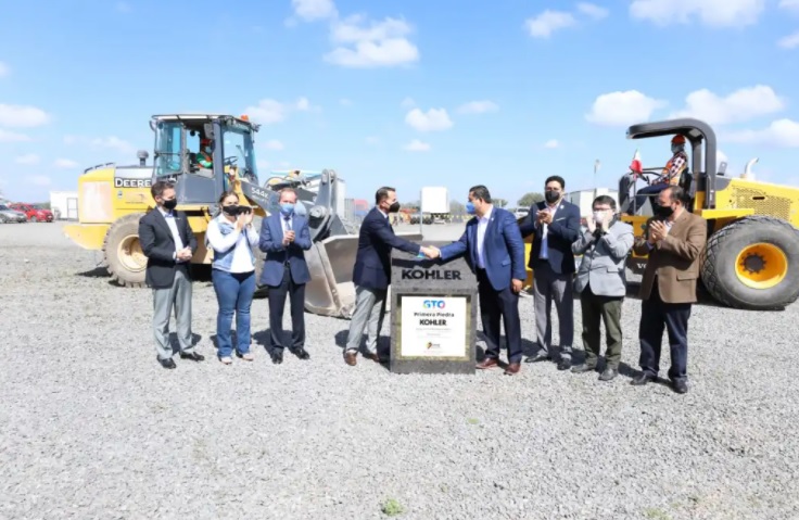 Kohler begins construction of its plant in Guanajuato; invests 181.2 million dollars