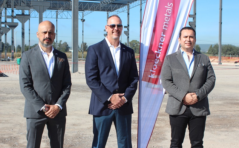 Kloeckner Metals builds what will be its second plant in Mexico in Querétaro