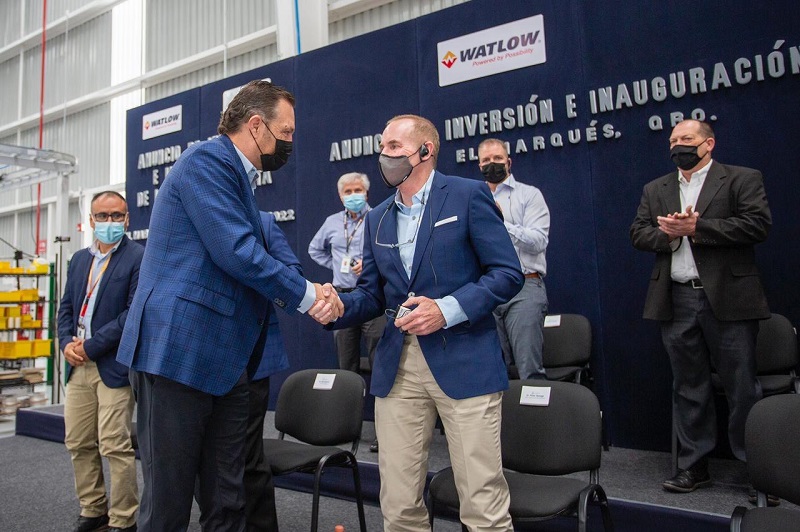 Watlow installs fourth production plant in Querétaro; invests 420 million pesos